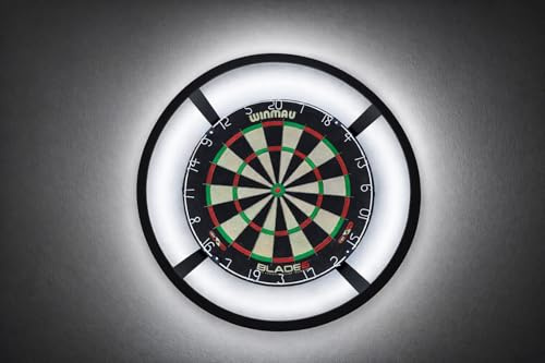 360° Dartscheiben Beleuchtungs Ring – Magnetischer Dart Lichtring (ohne LED)
