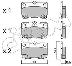 Cifam Sash 761/Brake Pad