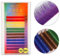 Extension de Faux Cils Colorés Arc-en-ciel Dégradé de Couleur Faux Cils Individuels(10mm)