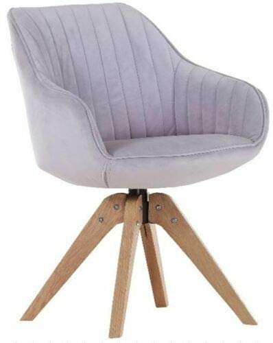 Gutmann Limited Sessel Chill Stoff Massivholz Natur Wohnzimmer Esszimmer (312/17 - Samtig Rosa)