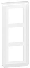 Legrand 078856L Mosaic Plaque de Finition Verticale Spéciale Rénovation pour 3x2 Modules, Blanc