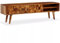 Susany Mobile Porta TV in Legno Massello di Sheesham con 2 Ante, Mobile TV stand Vintage, 140x30x40 cm, Marrone, per Soggiorno
