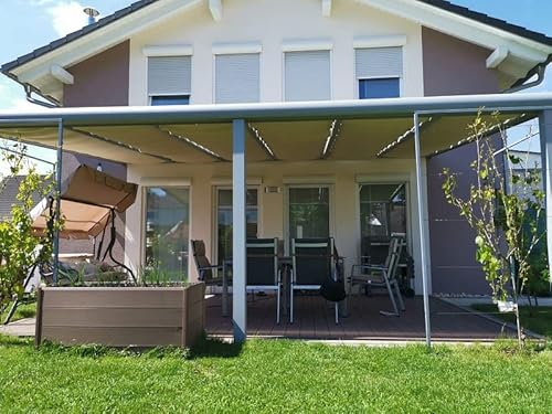 Götz Gardinen Maß-Konfektion Seilspann Sonnensegel Terrassenbeschattung Beschattung Terrassenüberdachung STOFFMUSTER Seilspannmarkise Sonnenschutz