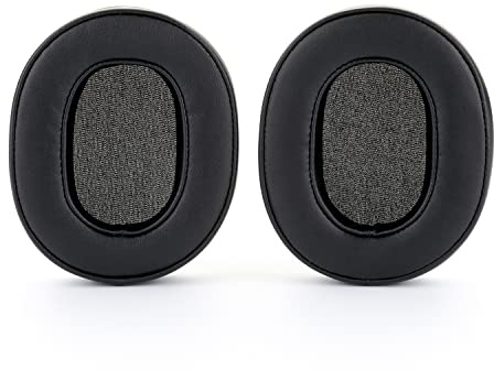 DOCKIN Ersatzpolster für D Pure Bluetooth 5.0 Wireless Headphone | Ohrpolster D Pure Bluetooth Kopfhörer | Kopfhörer-Abdeckungen | Ersatzteile | Headset Pads | 2 Stück (Schwarz)