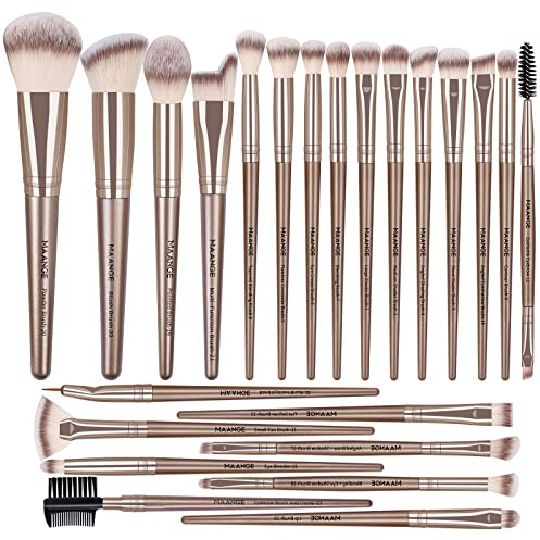 23 pinceaux de maquillage (marron)