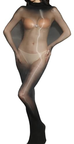 RUIBAVYA Donna bodystocking tights Tutina Intera bodystocking sexig full bodystocking strumpbyxor aperti al cavallo