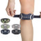 DANCAR-SR I Cinta rotulana I Rodillera menisco I Rodillera rotuliana para gimnasio I Cinta de sujecion 2 unidades l para hombre y mujer (Gris-Amarillo)