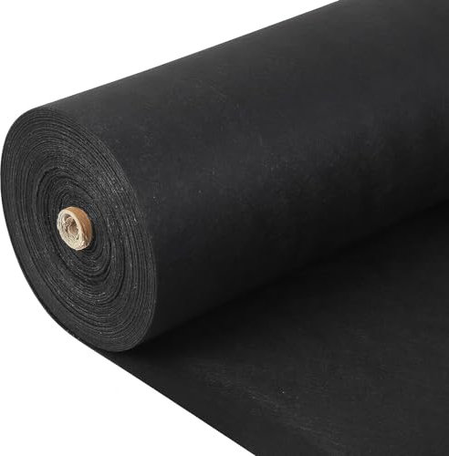 Unkrautvlies Gartenvlies 182㎡(2m x 91m),170g Geotextil Unkrautvlies PP Drainage 350N Zugfestigkeit & 440N Belastbarkeit, für Auffahrt & Straße Stabilisierungr, Erosionsschutz, Französisch Drains