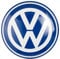 Nostalgic-Art Retro Blechschild, Ø 35 cm, VW – Logo – Volkswagen Bus Geschenk-Idee, Original Lizenzprodukt (OLP), aus Metall, Vintage Design, Blechschilder Sprüche