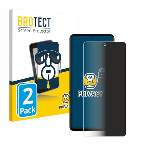 BROTECT Blickschutzfolie für Xiaomi Redmi Note 12 Pro+ | 2 Stück Anti-Spy Displayschutz Made in Germany Smartphones und Handys Privacy Screen Protector Blaulichtfilter Klare Folie
