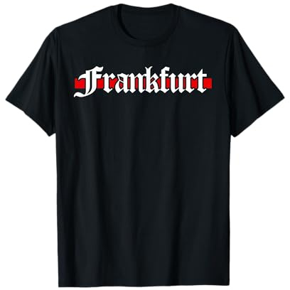 Frankfurt Geschenk Herren Damen Frankfurter Hooligan Ultras T-Shirt