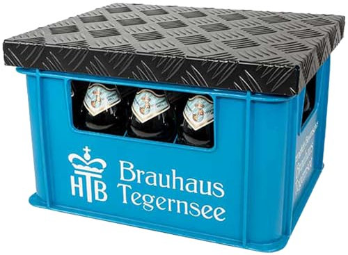 Bierkastensitz beerBOXX – Praktischer Sitz und Trittstufe für Standard-Bierkästen – Perfekt für Grillpartys, Camping und Events