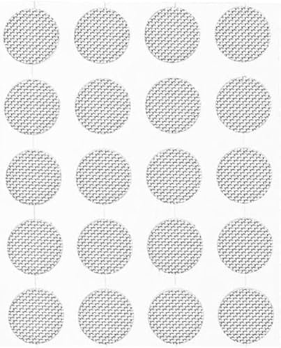 Vugyue 20 Stück/Set silberne Ohrhörer-Filter, Ohrhörer- und In-Ear-Kopfhörer-Schutzfilter, Kopfhörer-Zubehör, Over-Ear-Kopfhörer, Kopfhörerzubehör, Größen (4 mm)