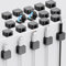 Lakeronelove 20 Pcs Magnetic Cable Organizer, Self-Adhesive Cable Holders, Adjustable Cable Organizer for Desk/Nightstands/Charging Cables/HDMI/USB-Black