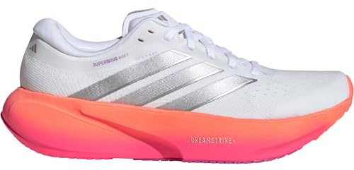 adidas Damen Supernova Rise 3 Schuhe, White-Silver met.-Lucid pink, 40
