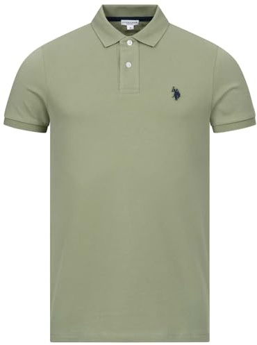 U.S. POLO ASSN. Herren Poloshirt (S-XXL) - 100% Baumwolle, Kurzarm, Basic - P029