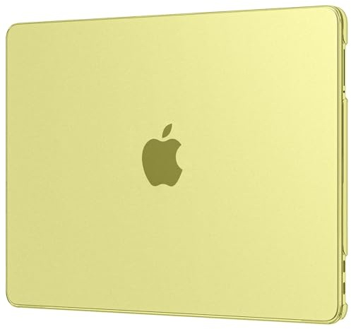 EooCoo for MacBook Neo Case 13 inch 2026 A18-Pro [100% Match] Frost Citrus | Translucent Plastic Hard Shell Compatible with Mac Neo 13 A3404, Fingerprint & Scratch Resistant, Keep Mac Colors