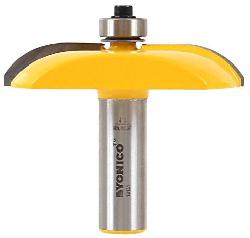 Yonico 12131 2-1/2-Inch Diameter Cove Raised Panel Router Bit 1/2-Inch Shank