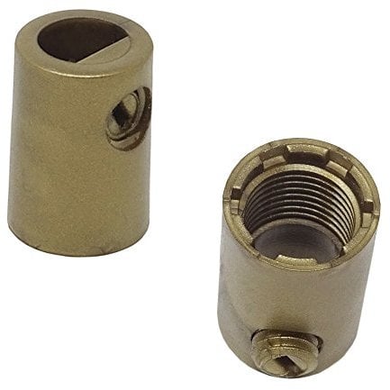 Zugentlaster M10x1 Gold Kunststoff Kabel Zugentlastung 2 Stück ø 19x13mm