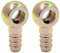 X AUTOHAUX 12 mm ID-Schlauchstutzen 14 mm Banjo-Adapter für Motorrad und Auto, 2 Stück