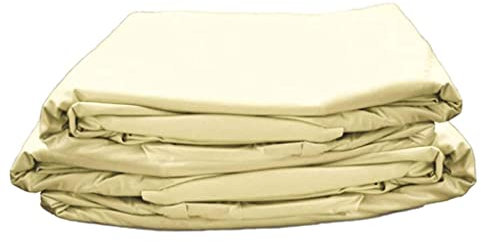 Unbekannt Poolfolie Ersatzfolie Rundbecken 350x90cm - Dicke 0,2mm - Overlap - Sand
