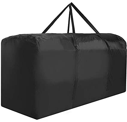 Ihomepark Patio Seats Cover Storage Bag XL, 68' x 30 x 20(L x W x H) Garden Outdoor Furniture Cushion Waterproof Bag with Handle and Zipper, 173cm x 76cmx 51cm
