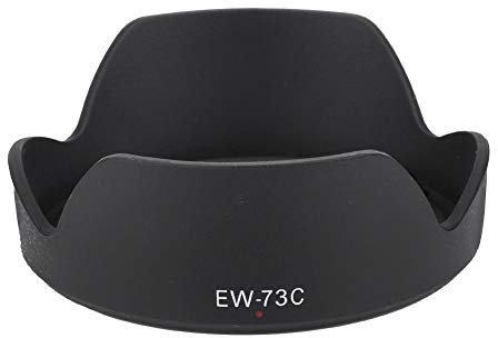 Gegenlichtblende Kamera Gegenlichtblende EW-73C Qualität Kunststoff tragbare Kamera Gegenlichtblende Schatten für EF-S 10-18mm F4.5-5.6 IS STM