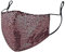 AmyGline Pailletten Baumwolle Mundschutz mit glitzer Wiederverwendbar Waschbar kreatives Trend Atmungsaktiv Staub-Schutz Gesichtsschutz Mund Halstuch for Outdoor Radfahren Wandern (Pink, 1PC)