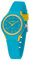 SINAR Mädchen Jungen Unisex Armbanduhr Sportuhr Fitness Analog Quarz 10 Bar wasserdicht Türkis Gelb XB-47-2