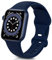 Sichy Correa Compatible con Apple Watch38mm 40mm 41mm 42mm 44mm 45mmm, Correas de muñeca de Repuesto de Silicona compatibles con iWatch Series 8 7 6 SE 5 4 3 2 1 (Azul Medianoche, 42/44/45 s/m)