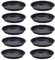Verliked 10pcs Plantes Soucoupes En Plastique Pot De Fleurs Soucoupe Pot De Plantes Pour Plantes De Jardin D'intérieur Et D'extérieur Le noir 30 cm x 30 cm x 3,4 cm
