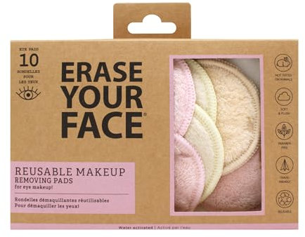 Erase Your FACE Makeup Removing Eco Rounds - 10 Pack, (DC-EY809711ECO)