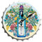 Weird Or Wonderful Large 30cm Bottle Top Clock Vintage Retro, Mancave Shed Garage Workshop Gift, Loads of designs… (Bombay gin)