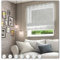 Neutex for you! Pascal Clip-Rollo mit Stangendurchzug, Vorhang, Gardine, Halbtransparent, 150 x 82 cm (H/B), 484452, Made in Europe, Oeko-Tex Standard 100, wollweiß