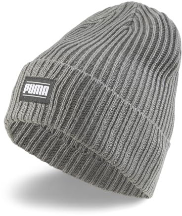 PUMA Unisex Ribbed Classic Cuff Beanie, Perle (Smoked Pearl), Einheitsgröße