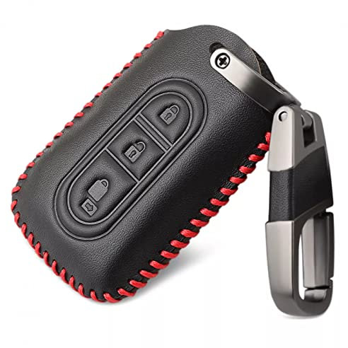 ALIANQ Leder Auto Remote Key Protector Case Cover Shell Schlüsselanhänger für Nissan Qashqai Dualis J10 2017 Micra K12 Juke X-Trail T31 Navara Note Tiida Pathfinder Juke Duke