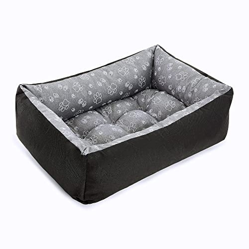 SuperKissen24. Hundebett Hundekorb Hundesofa Tierbett für Kleine, Mittlere und Grosse Hunde - Waschbar - Wasserdicht - Größe L - Claw