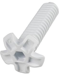 easyPART Compatible avec Bosch 00631221 Pied réglable blanc avant 105 mm pour lave-vaisselle Siemens 631221 et Neff Balay Constructa Gaggenau