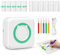 Mini Imprimante Portable, 200DPI Imprimante Photo Instantané, Imprimante Thermique sans Fil BT, Imprimante de Poche avec 11 Rouleaux de Papier Thermique, pour Étiquettes, Autocollant, Memo