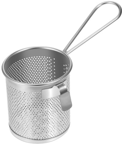 Housoutil Hot Pot Mesh Net Colander Mit Haken Abtropfsieb Für Einfache Nutzung Am Heißen Topf Küchenutensil Für Fondue Und Nudelgerichte