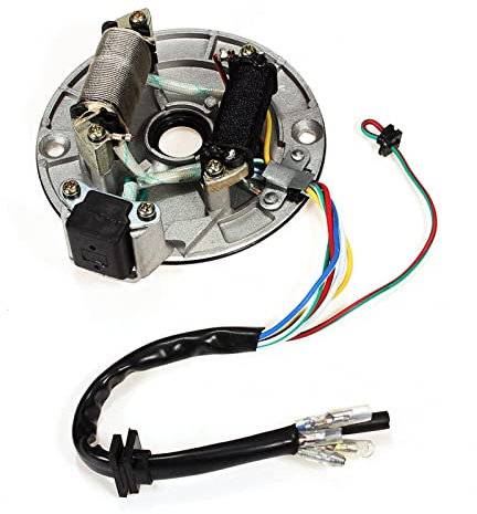 Lichtmaschine Stator Pit Dirt Bike Parts Magnetspulen-Statorplatte Für 90 Cc 110 Cc 125 Cc 4-Takt Bikes SUVs Pickup