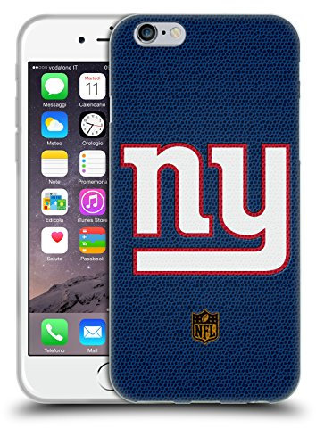 Head Case Designs Offizielle NFL Fussball New York Giants Logo Soft Gel Handyhülle Hülle kompatibel mit Apple iPhone 6 / iPhone 6s