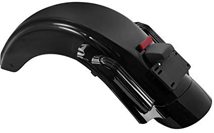 HCmotorku Motorrad-LED-Heckklappen-System, Blinker, Bremslicht, passend für Harley Touring Road King Electra Road Street Glide 2014-später, schwarze Linse