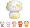 Mewaii Zitronen Kuh Kuscheltier 20 cm Plüschkissen Kawaii Kuh Plüschtier Weiches Kuscheltier für Kinder und Erwachsene