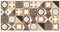 mubusi Alfombra Vinílica Cocina Salón - Varios Tamaños - (Hidráulica Oporto Marrón 40x80 cm)