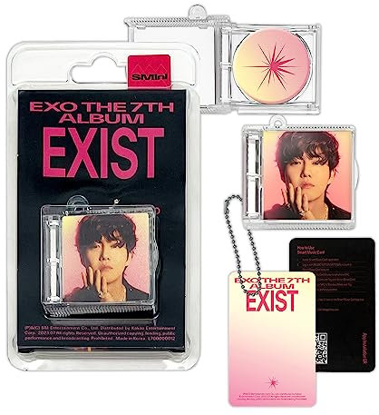 EXO - 7th Album [EXIST] (SMINI Ver - SUHO Ver.) Cover + Package + Ball Chain + Photo Card + Music NFC CD + 4 Extra Photocards