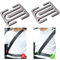 Clips voiture,pince ceinture de sécurité voiture,bloque ceinture de securite voiture, pince ceinture voiture, rallonge ceinture de sécurité voiture, AntidéRapant, RéGlable (Argent)