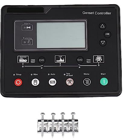 TRITAM 6120U Grupo ElectróGeno Controlador LCD Arranque AutomáTico Grupo ElectróGeno Caja de Control Terminal Panel de Carga Alternador Parte 6120