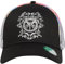 Carlo Colucci Baseball Cap mit 3D Gummidruck Schwarz OS
