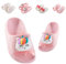 Scarpe da Spiaggia e Piscina Ragazzi Ragazze Infradito Ciabatte da Bagno Bambino Bambini Sandali Estivi Antiscivolo Doccia Pantofole Slippers Gatto Rosa 32/33 (Dimensioni Etichetta 210mm)